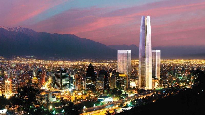 Santiago de Chile - Vista nocturna